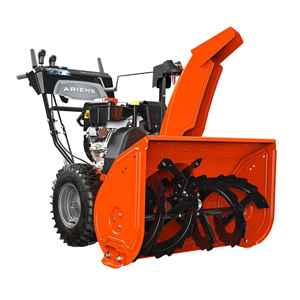 Deluxe 30 306CC 30 In Two-Stage Electric Start Gas Snow Blower with Heated Handles and Headlight