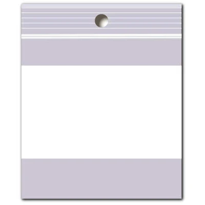 100PK 3x3 BLCK Plastic Ziploc Bag