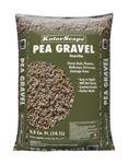 Pea Gravel, Half Cubic Foot Bag, Natural Decorative Stone for Landscaping and Drainage