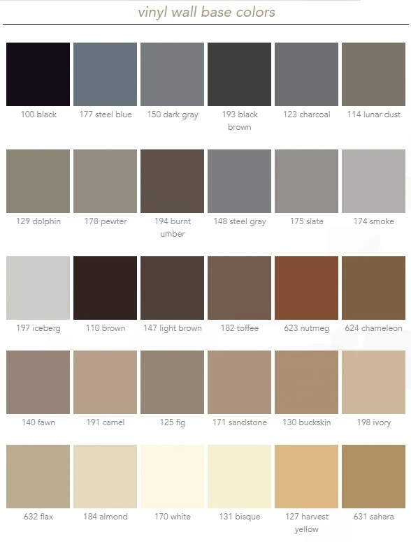 S/O 1/8X4"  VINYL COVEBASE 120