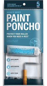 Paint Poncho Wet Paint Roller Protector, 5-Pk.