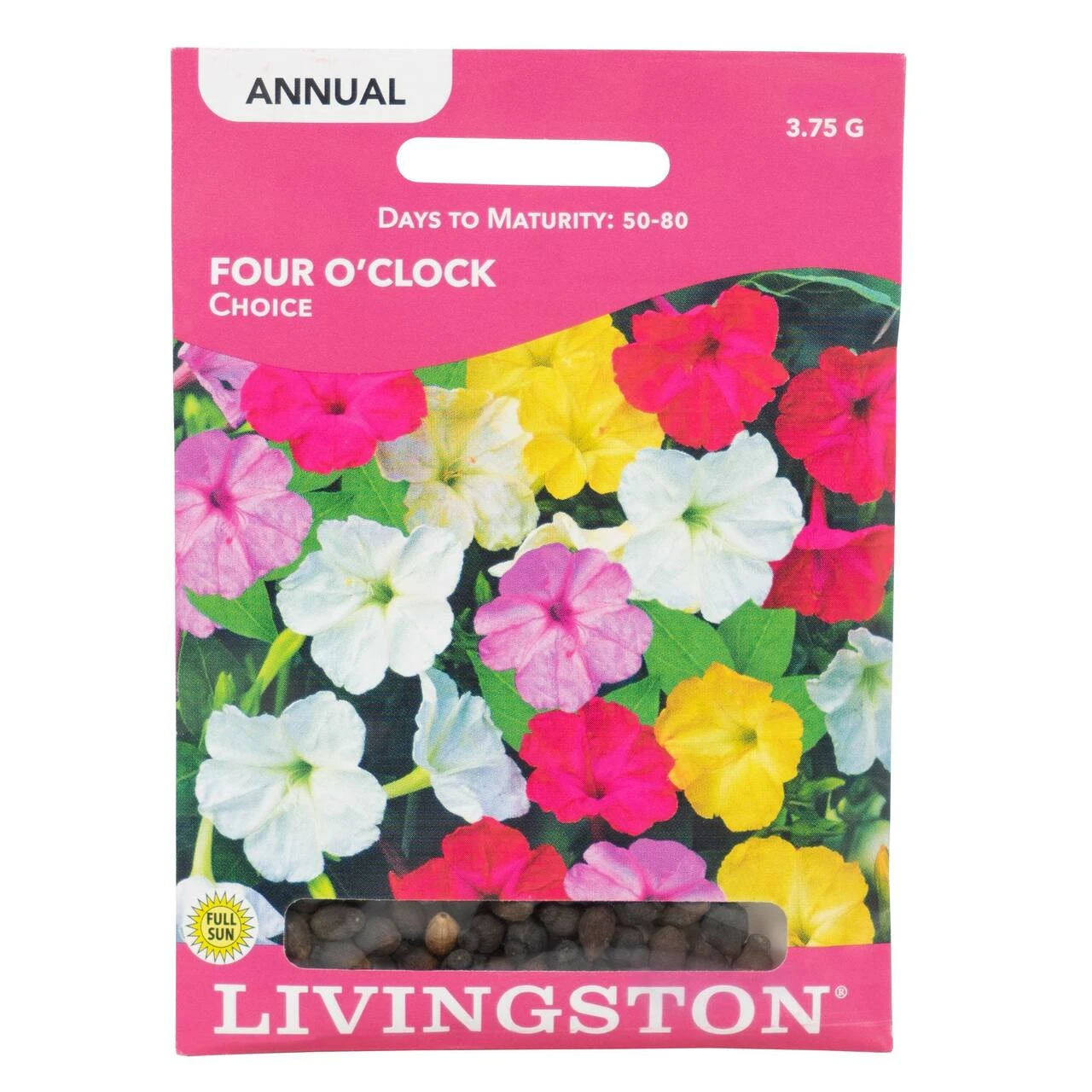 Livingston Seeds Four O Clock Seeds Packet