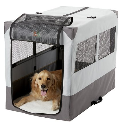 Midwest Canine Camper Sportable Pop-up Tent Dog Crate, Large, 42" L x 26" W x 32" H