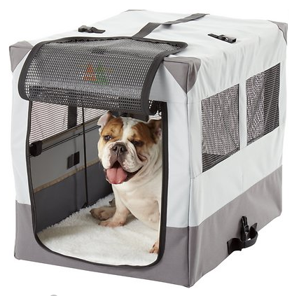 Midwest Canine Camper Sportable Pop-up Tent Dog Crate, Medium, 30" L x 21.75" W x 24" H