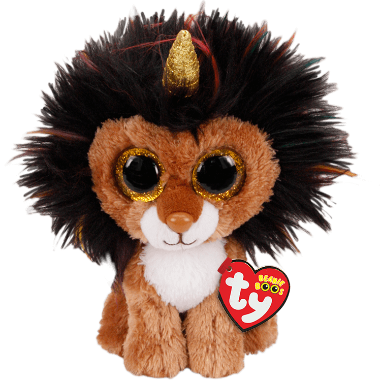 Ty Beanie Boos Kids Toy, Ramsey Lion the Lioncorn