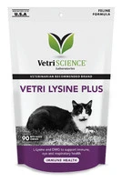 VetriScience Vetri Lysine Plus Bite-Sized Chews for Cats, 90 Count