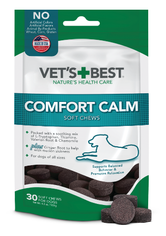 Vet's Best Comfort Calm Soft Chews for Dogs, 30 Count