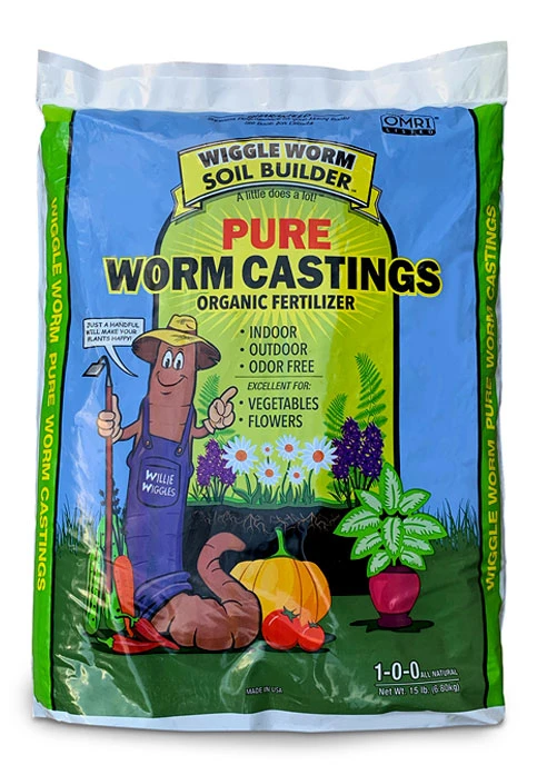 Wiggle Worm Earthworm Castings Soil Builder 30 lb Bag