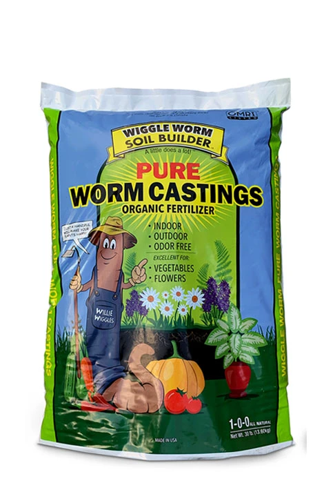 Wiggle Worm Earthworm Castings Soil Builder 15 Lb Bag
