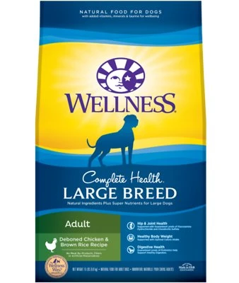 Wellness Complete Health Large Breed Adult Dog Food, 15 lb