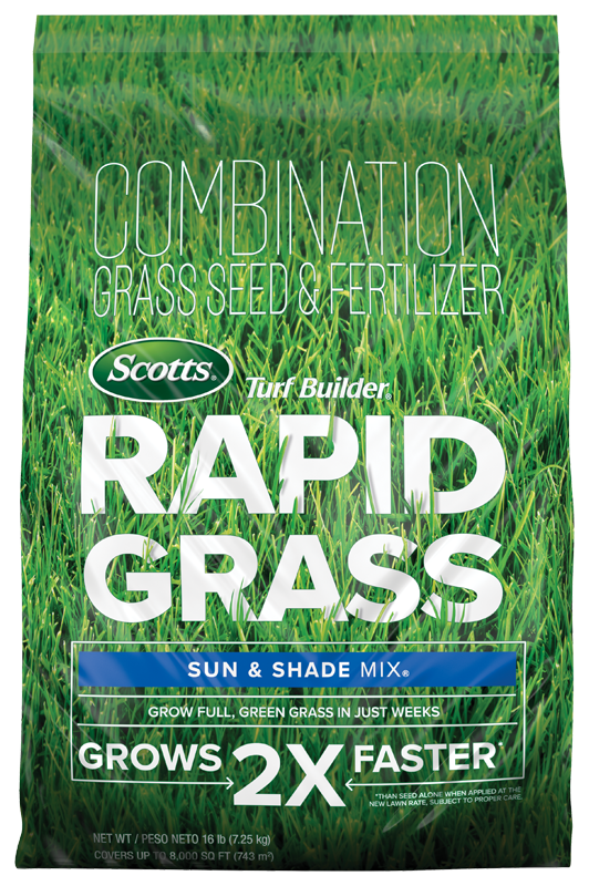 Scotts Turf Builder Rapid Grass Sun & Shade Mix, 5.6 Lb