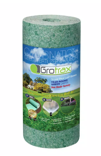 Gro Trax Quick Fix Year Round Grass Seed Roll, 1' x 50'