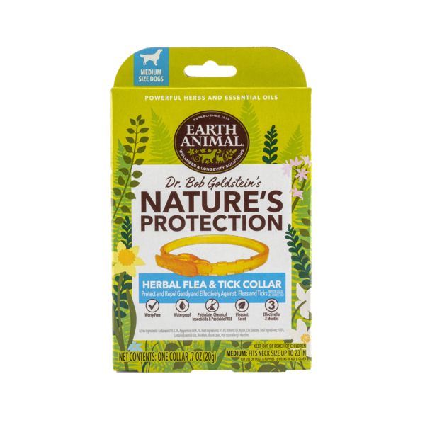 Earth Animal Herbal Medium Dog Flea & Tick Collar