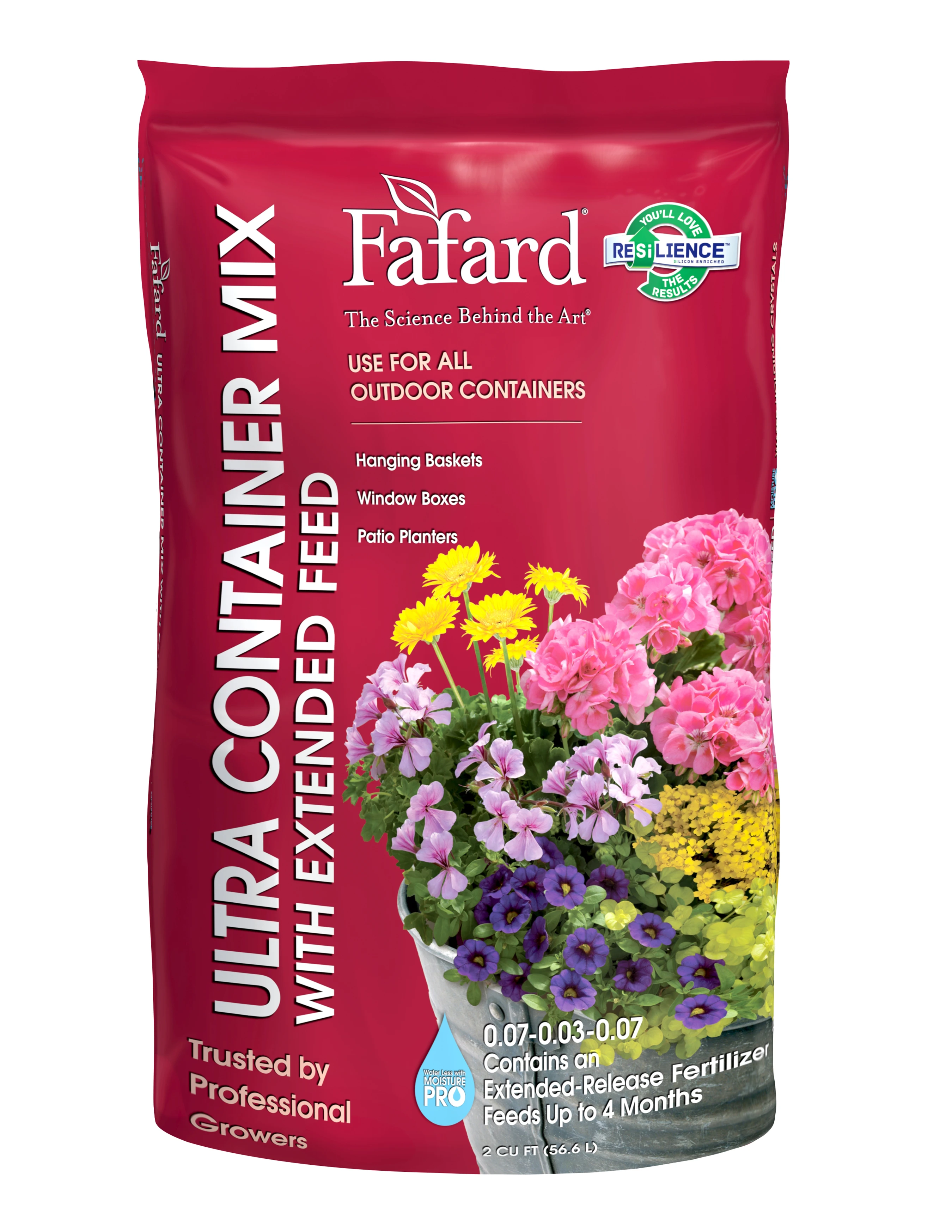 Fafard Ultra Container Mix Potting Soil With Extended Feed, 1 Cu. Ft.
