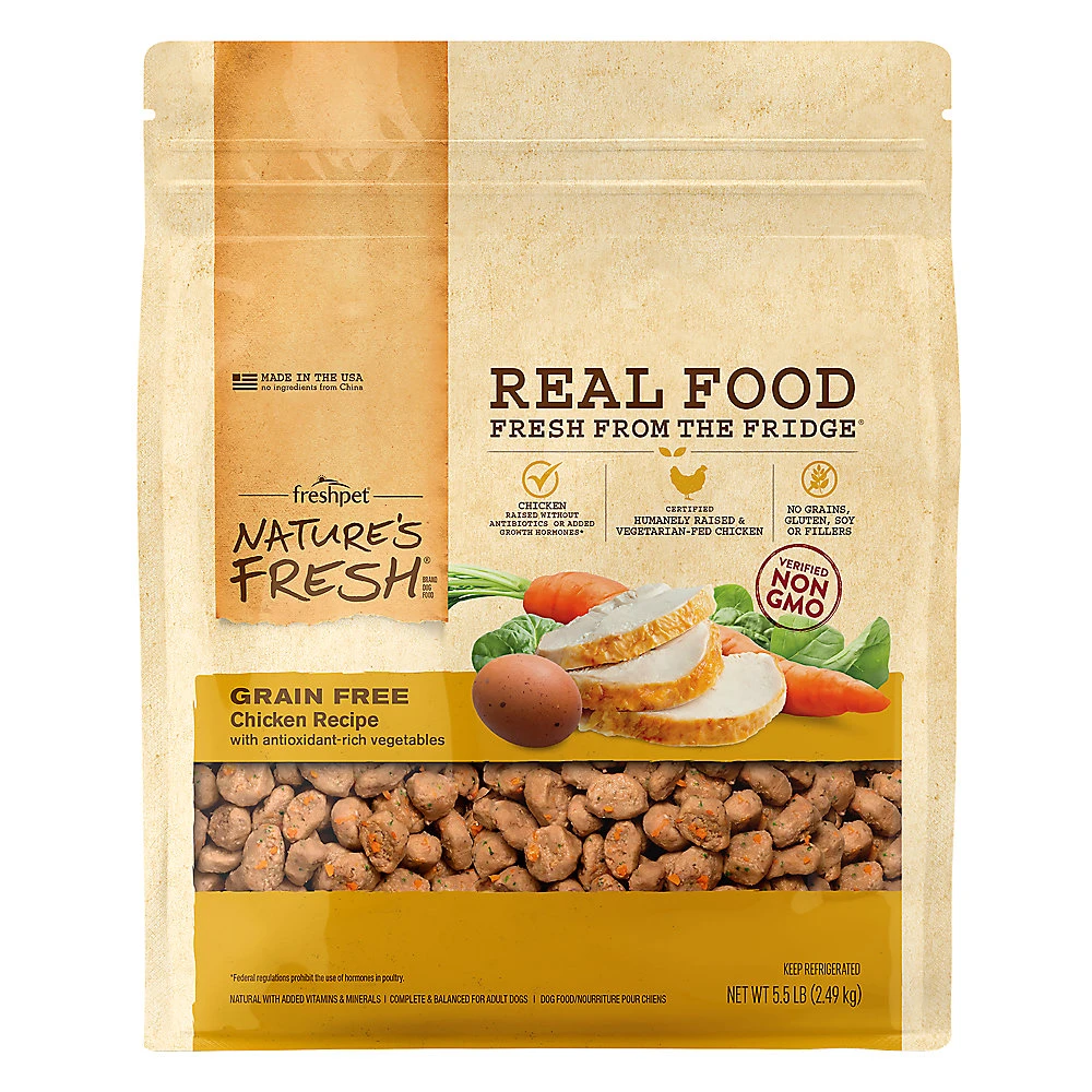 Freshpet Nature's Fresh Grain Free Chicken Adult Dog Food, 1.75 LB