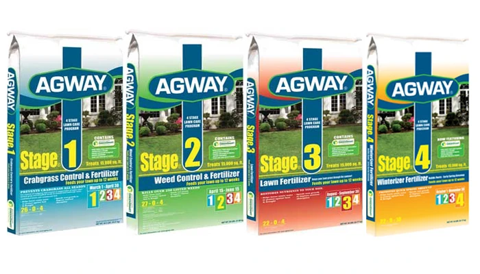 Agway 4 Stage Lawn Care Program - 15,000 Sq. Ft. Coverage