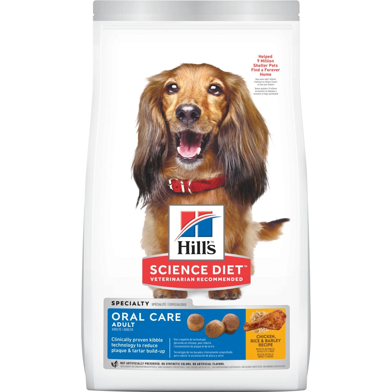 Science Diet Adult Oral Care Dog Food, 4 Lb