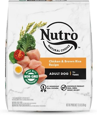 Nutro Natural Choice Adult Chicken & Brown Rice Dog Food, 13 Lb