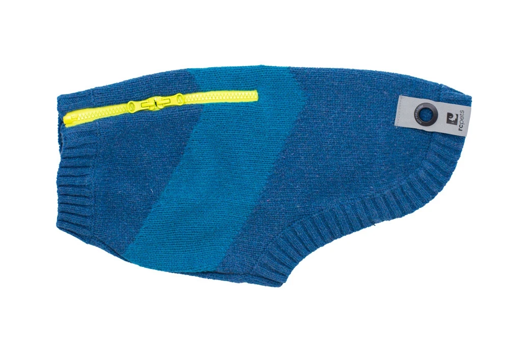 Rc Pets Alpine Dog Sweater, Arctic Blue Teal, Size Large