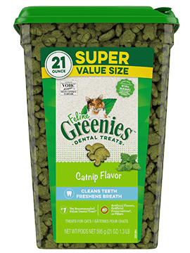 Feline Greenies Catnip Recipe Cat Dental Treats, 21 oz