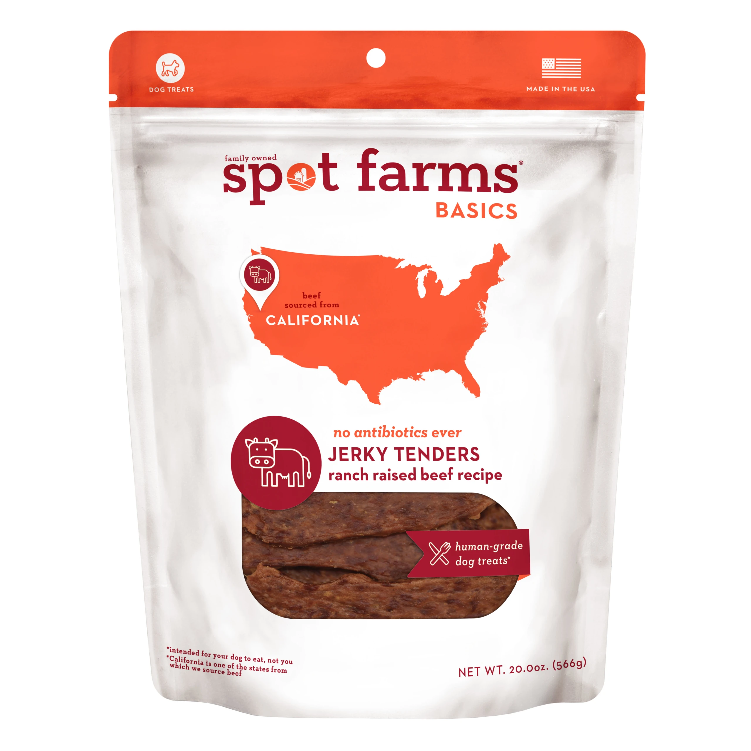 Spot Farms Basics Beef Jerky Tenders, 20 oz