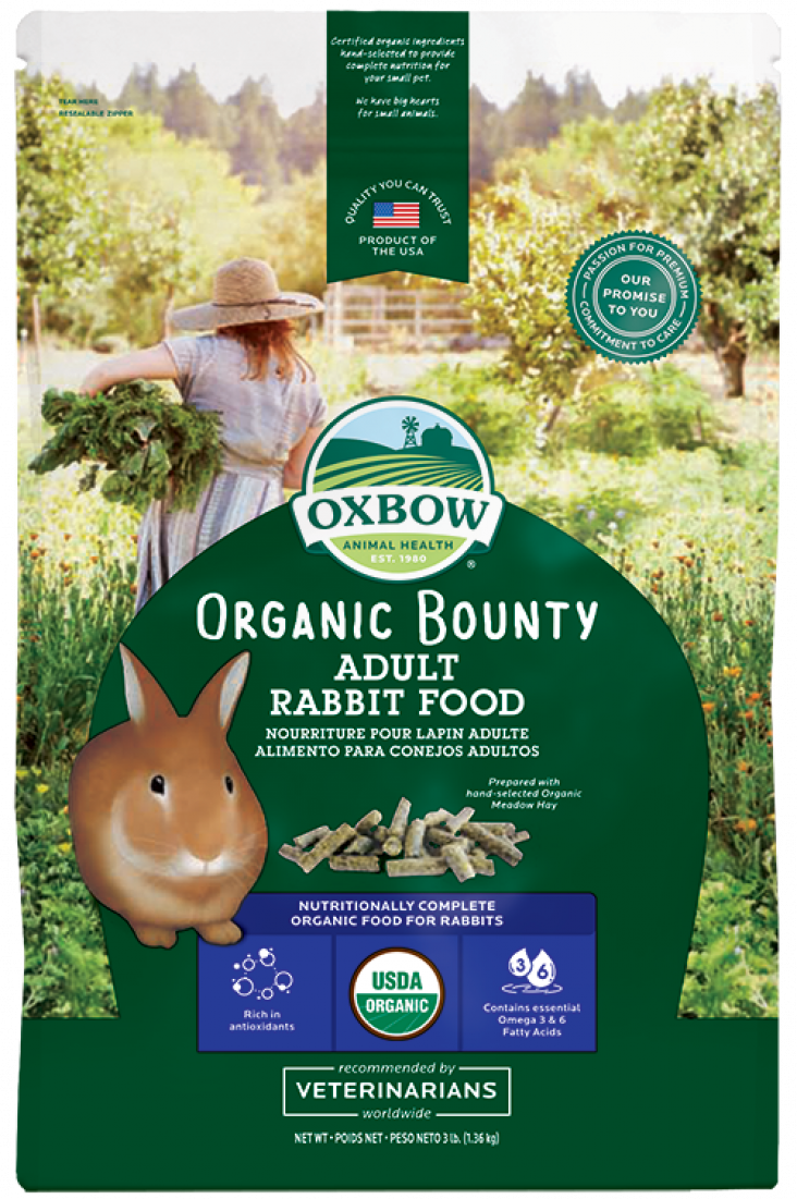 Oxbow Organic Adult Rabbit Food, 3 lb