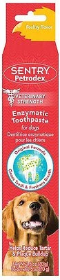 Sentry Petrodex Advanced Care Enzymatic Poultry Flavor Dog Toothpaste, 2.5 Oz