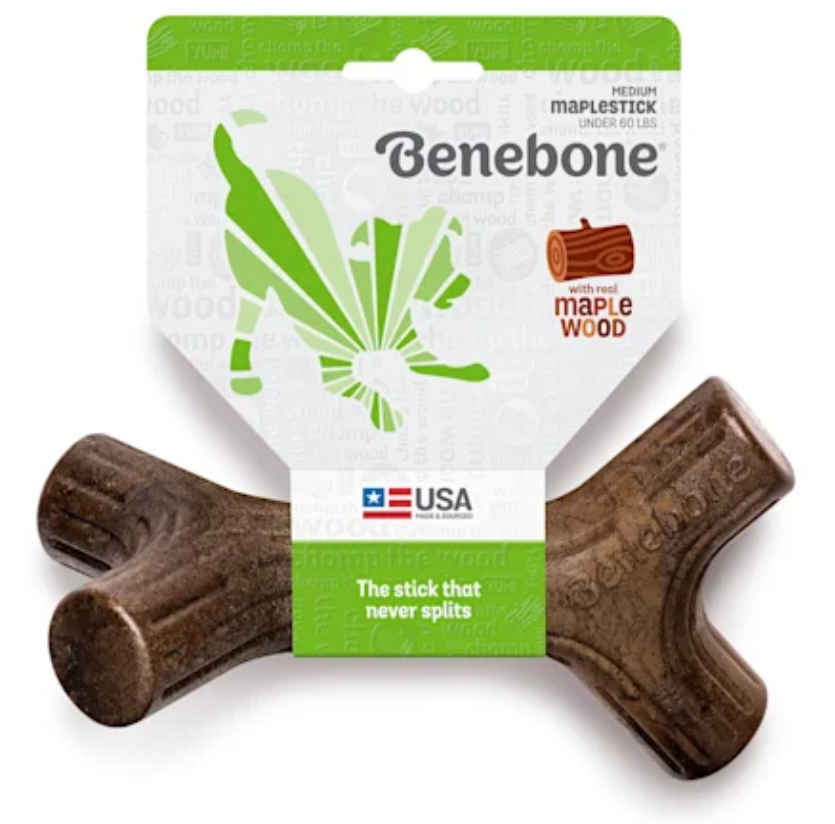 Benebone Maple Flavored Stick Dog Chew Toy, Medium