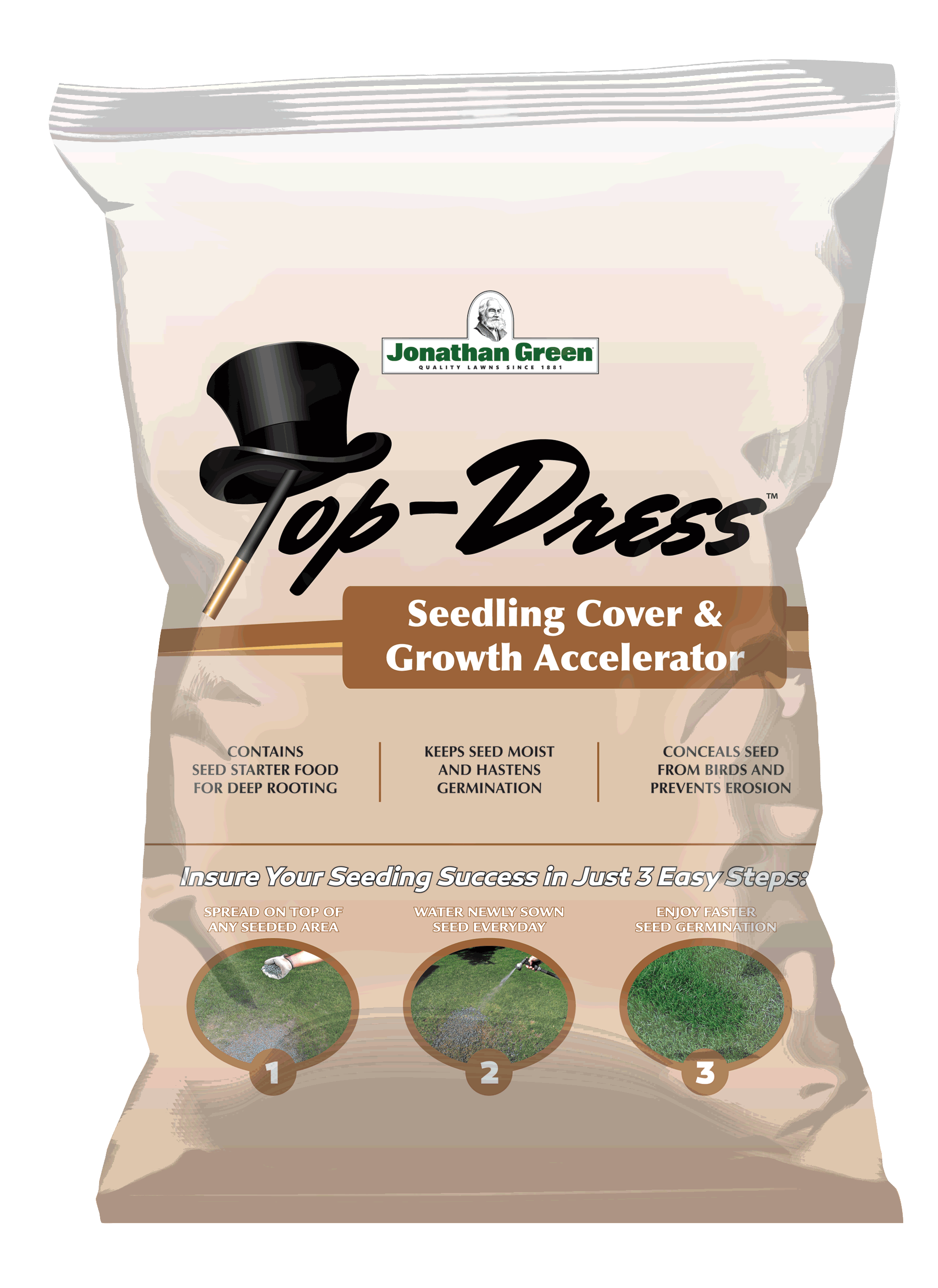 Top Dress Seedling Cover and Growth Accelerator, 750 Sq. Ft. Coverage