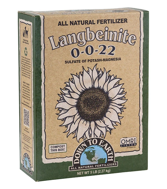 Down To Earth Organic Langbeinite Fertilizer, 5 Lb