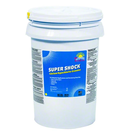 TropiClear® Super Shock Granular Chlorine Calcium Hypchlorite - 100 lb