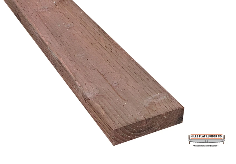 2X6X10 PT DF #2 & BTR Brown Tone, Ground Contact, Doug Fir HFLDFPT206