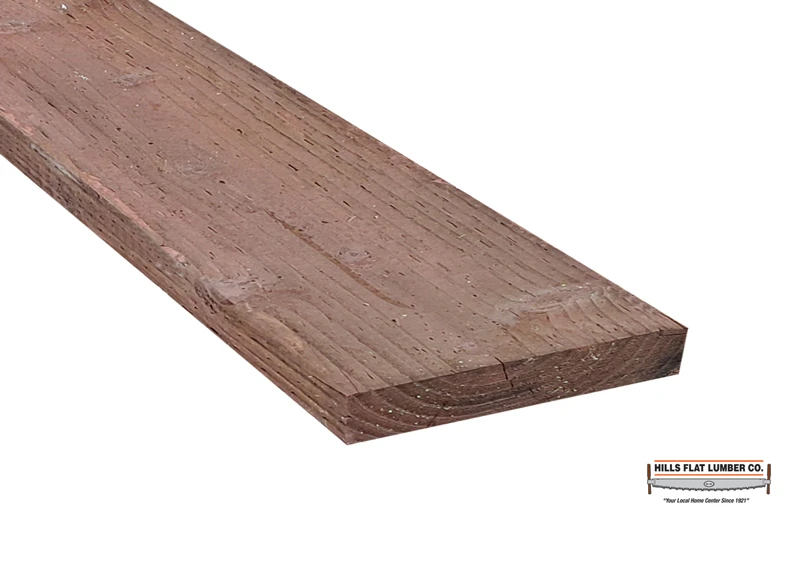 2X12X12 PT DF #2 & BTR Brown Tone, Ground Contact, Doug Fir HFLDFPT212