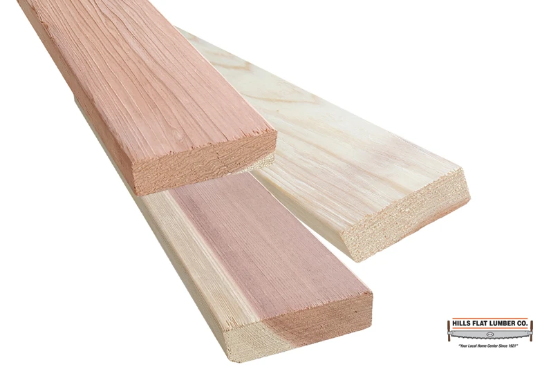 2x6x16 REDWOOD B & BTR S4S DRY HFLRW206B