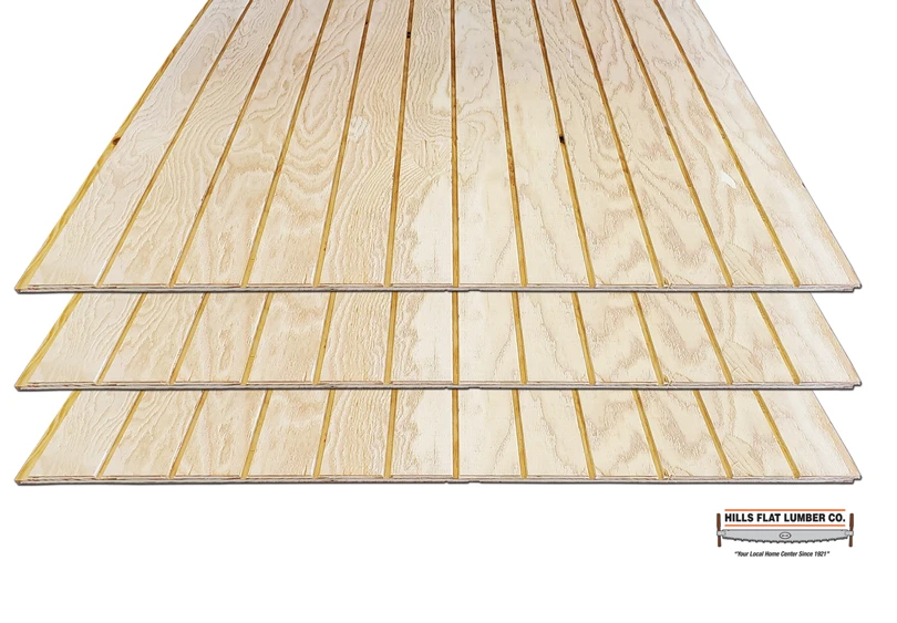 5/8 4X8 SELECT 4"OC FIR SIDING HFLS584