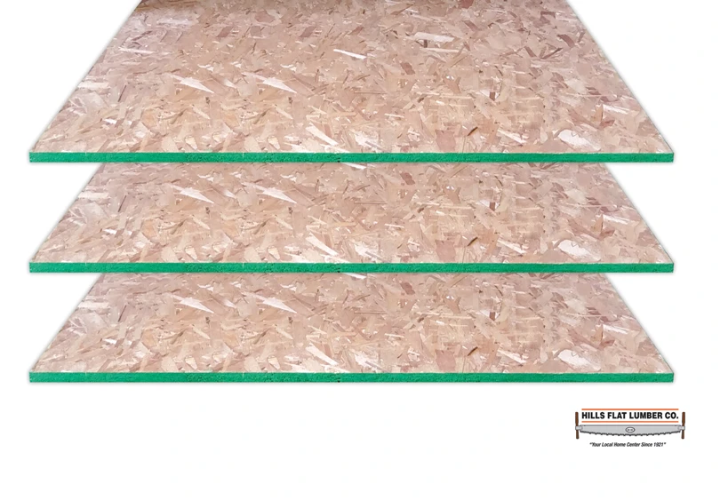 19/32" X 4' X 8' OSB - Oriented Strand Board HFLOSB58