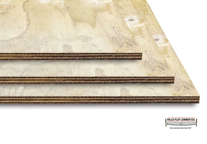 3/4x4x8  CDX PRESSURE TREATED PT PLYWOOD SQ EDGE HFLCD34PT