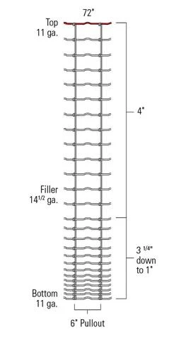 Deer and Orchard Fence 72 in. x 165 ft. Deer and Rabbit Fence HFLDO72