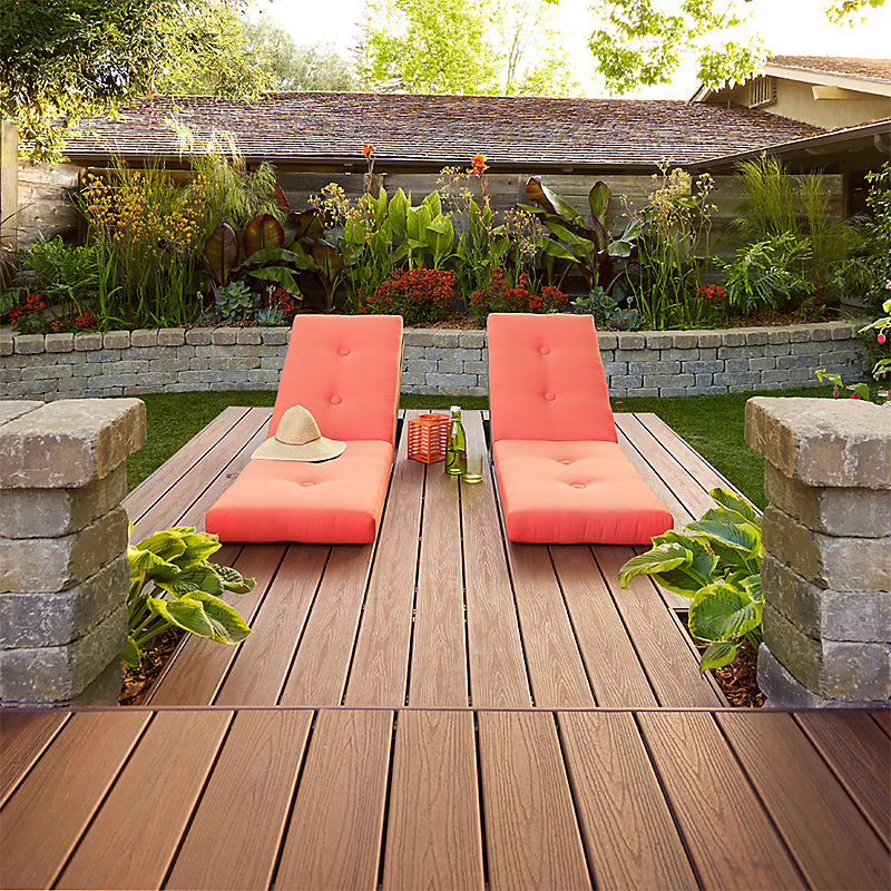 1X6 20' TREX TIKI TORCH TRANSCEND DECKING  GROOVED HFLTTTTRAN