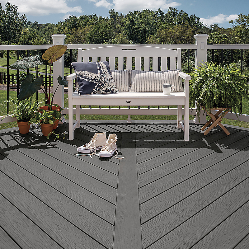 1X6 16' TREX ENHANCE CLAM SHELL DECKING GROOVED HFLTEBCLAM