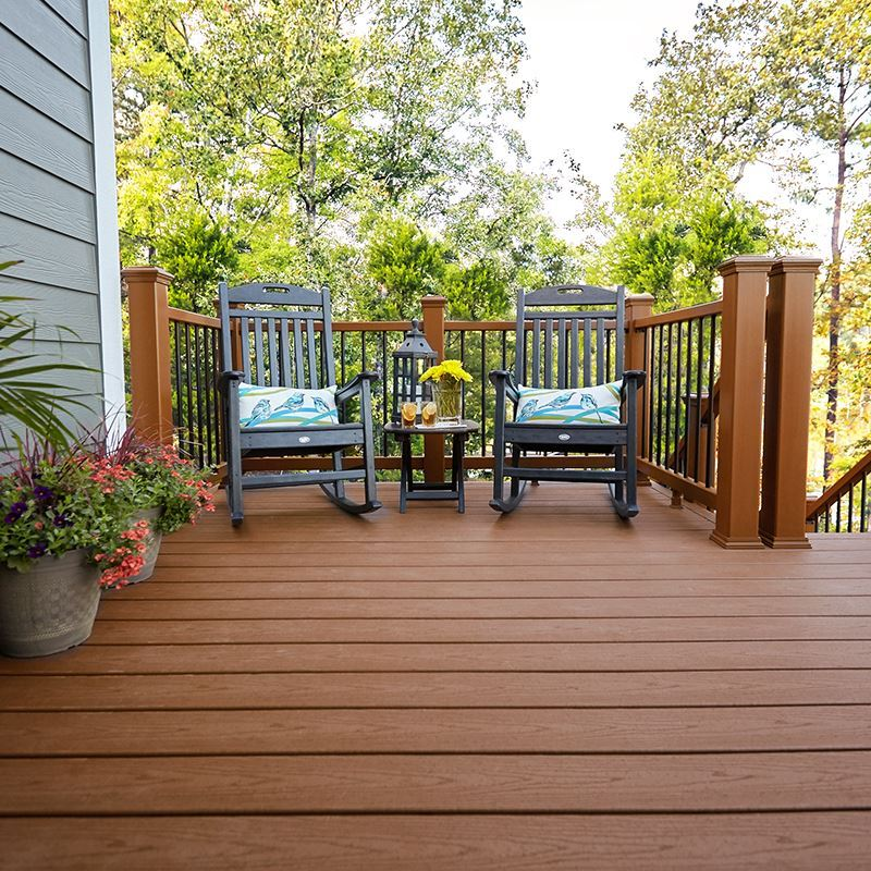 1X6 16' TREX ENHANCE SADDLE DECKING GROOVED HFLTEBS