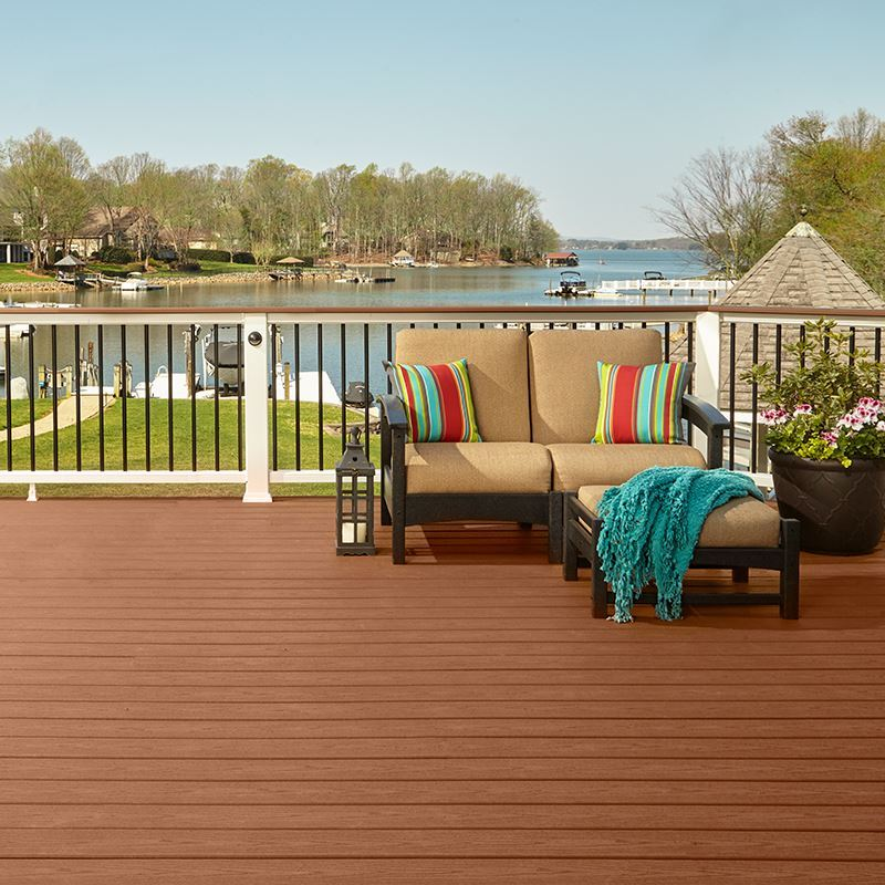 1X6 16' TREX ENHANCE SADDLE DECKING GROOVED HFLTEBS