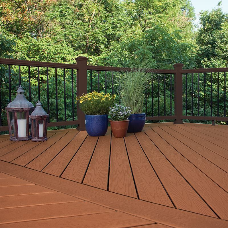 1X6 16' TREX ENHANCE SADDLE DECKING GROOVED HFLTEBS
