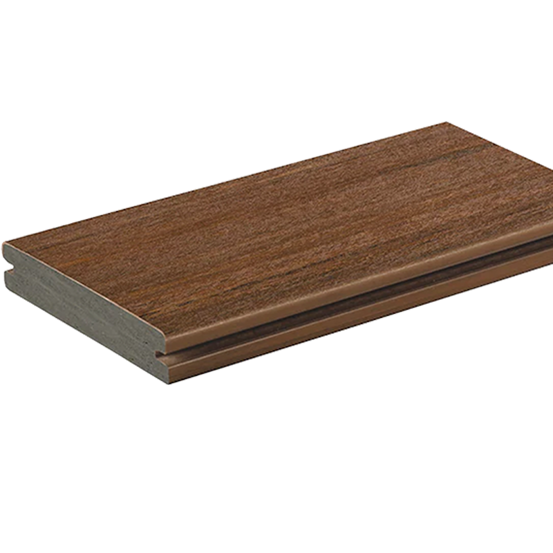 TT 1X6 16' TIMBERTECH AZEK VINTAGE MAHOGANY DECKING GROOVED EDGE HFLAHICKS