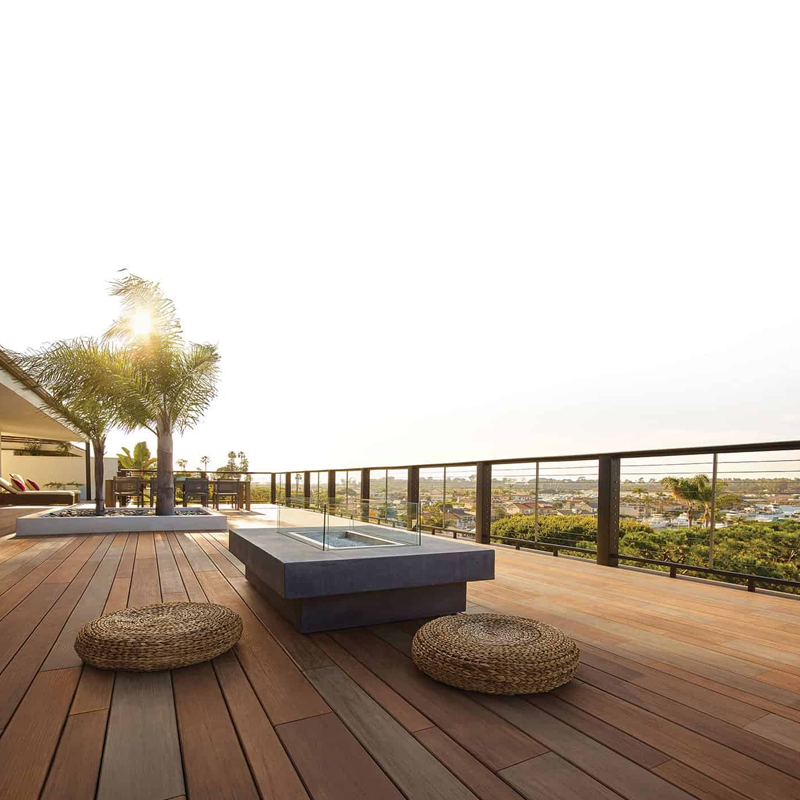 TT 1X6 16' TIMBERTECH AZEK VINTAGE MAHOGANY DECKING GROOVED EDGE HFLAHICKS