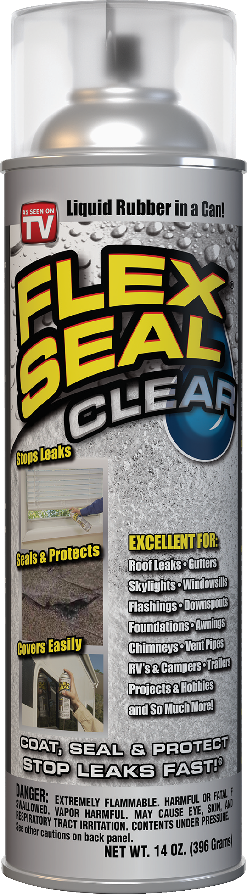 14 Oz. Clear Rubberized Spray Sealant - Model Fscl20