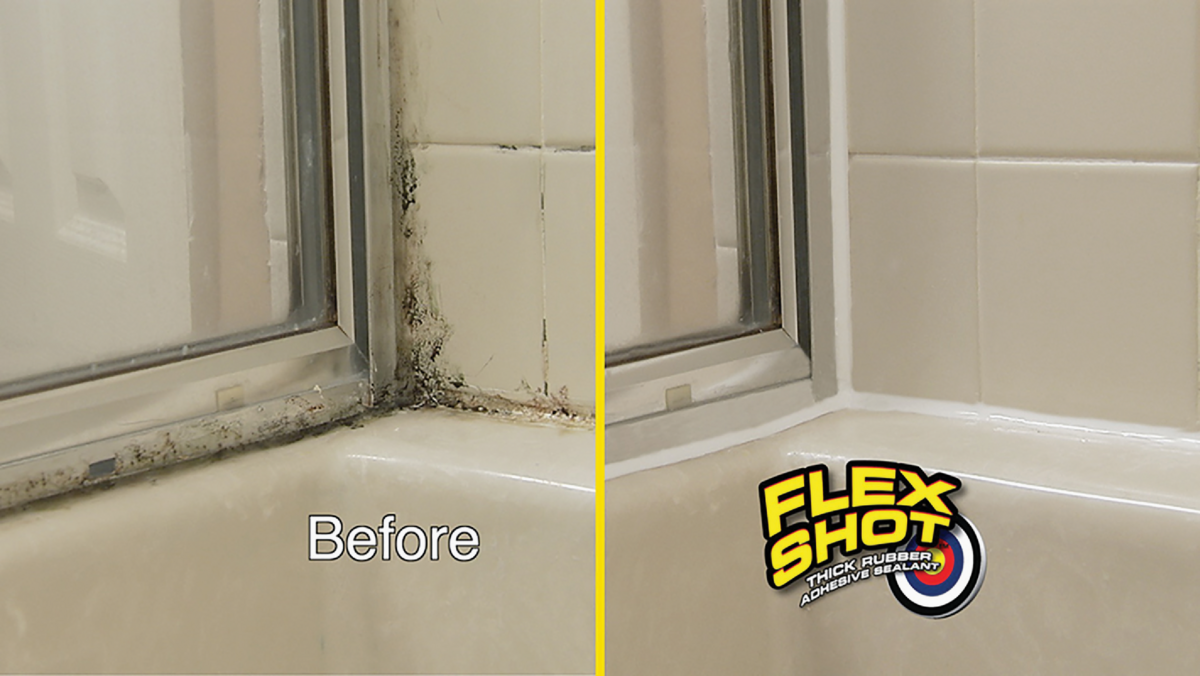 8 Oz. White Rubber Sealant - Waterproof, Paintable, No Caulking Gun Needed
