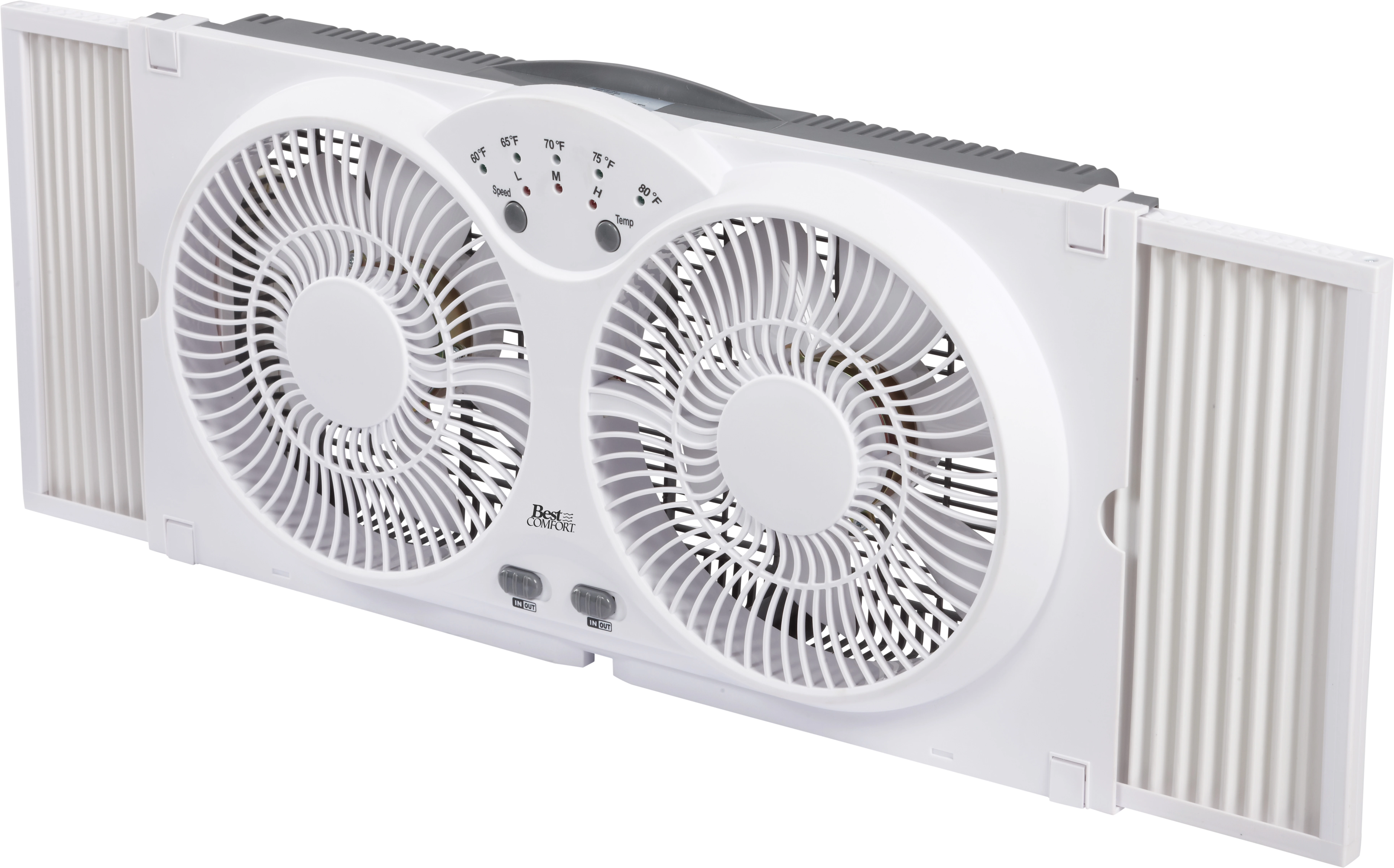 9"  3 Speed Twin Window Fan | 1200 CFM