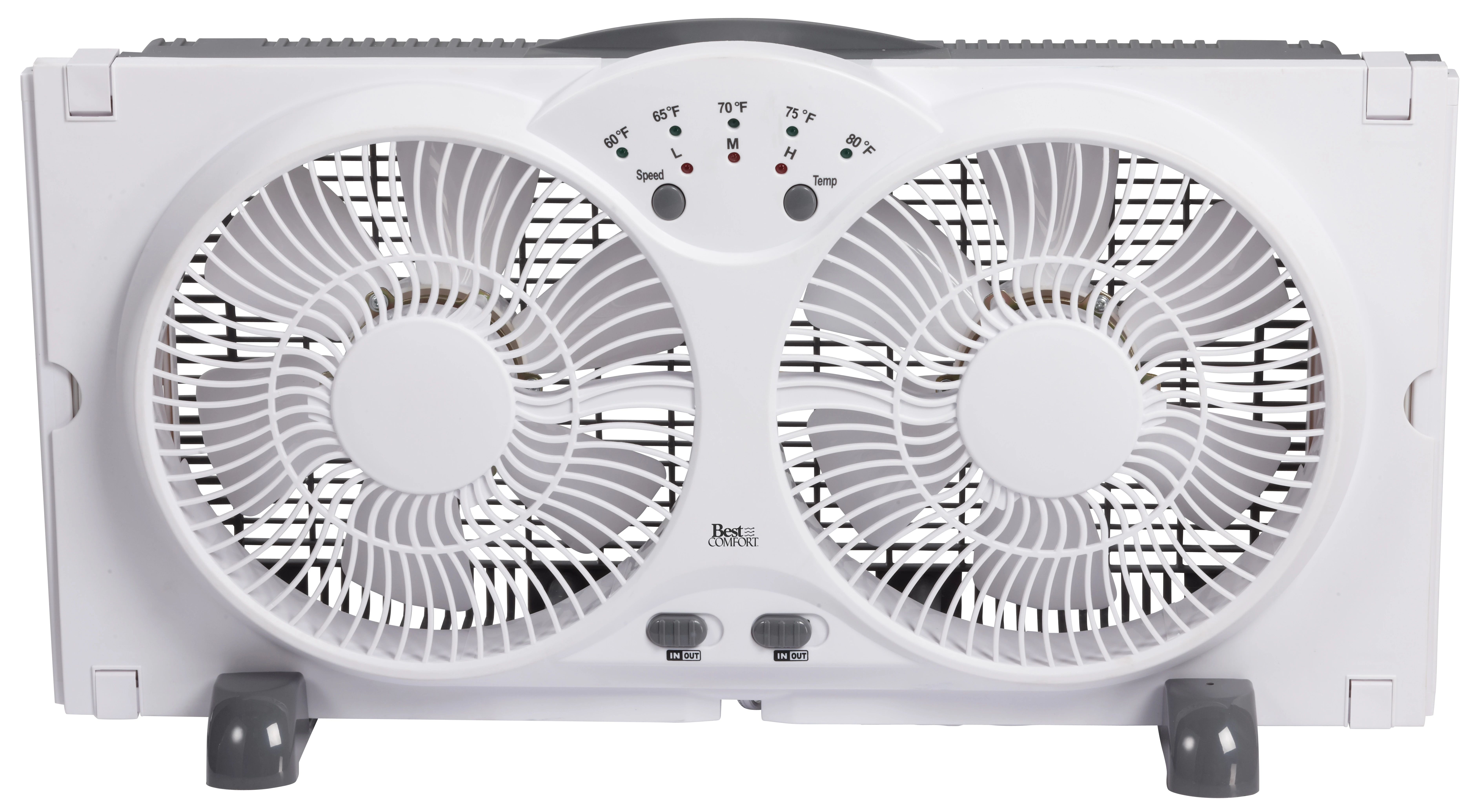 9"  3 Speed Twin Window Fan | 1200 CFM