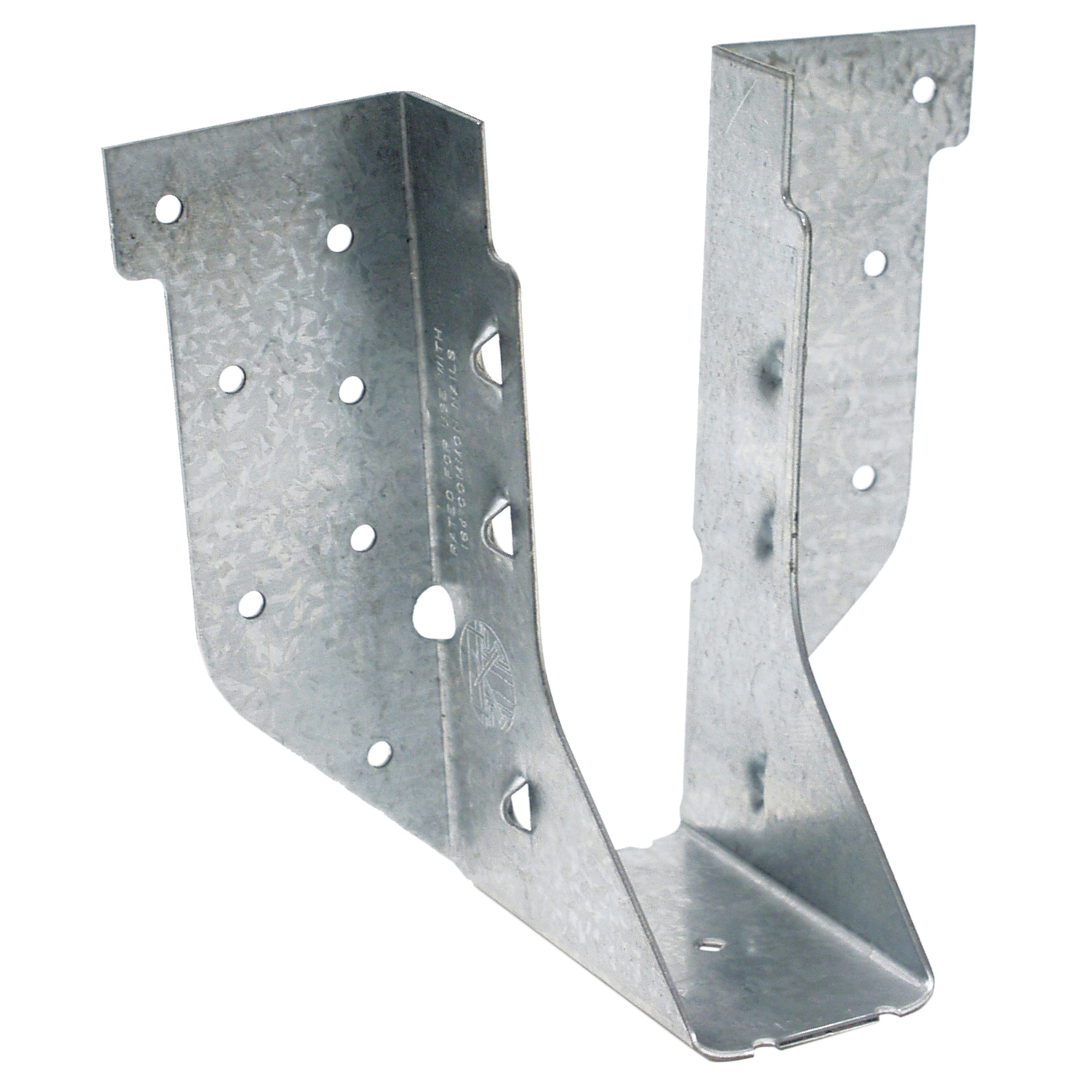 Hus26 Galvanized 2 X 6 Double Shear Joist Hanger, 16 Gauge Steel